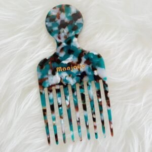 Accueil peigne afro de poche en résine à dents larges